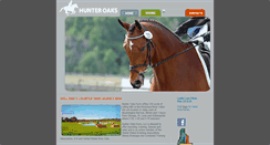 Desktop Screenshot of hunteroaksfarm.com