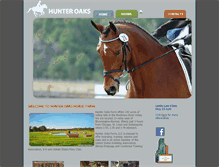 Tablet Screenshot of hunteroaksfarm.com
